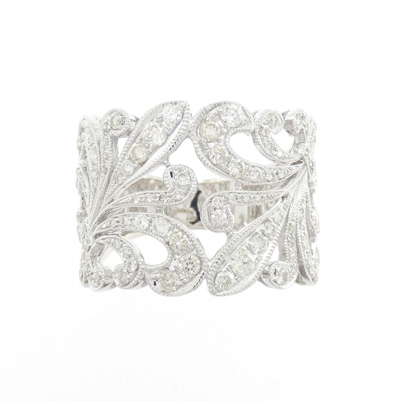 K18WG ダイヤモンド リング 0.90CT