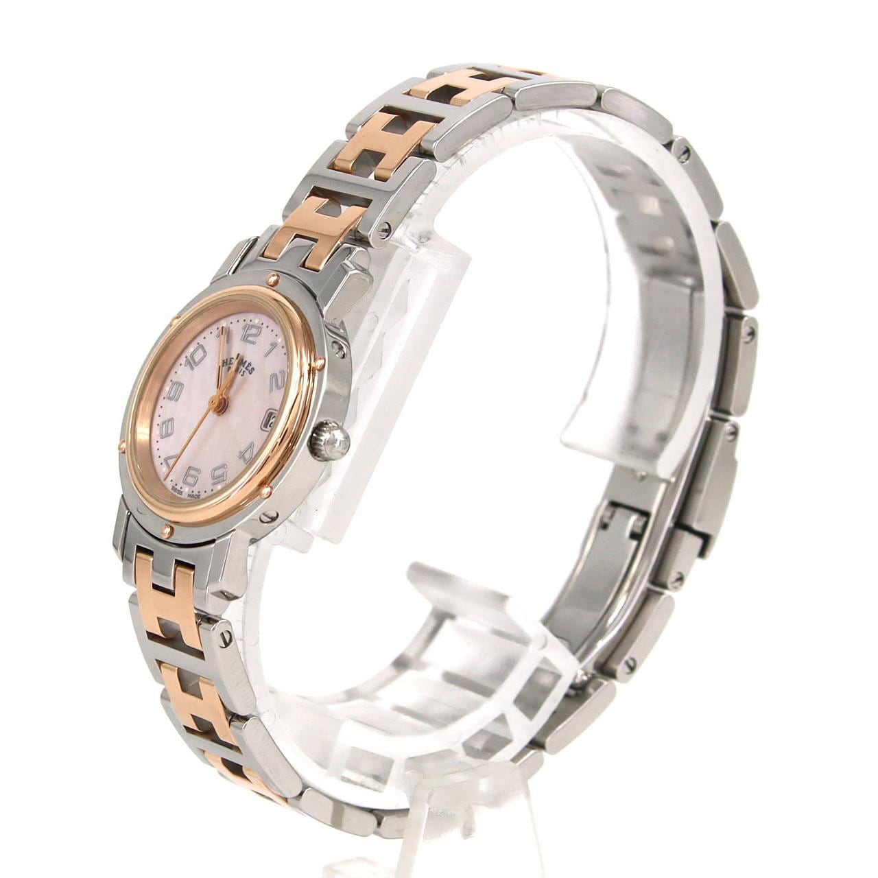 エルメス クリッパーナクレ PGコンビ CL4.221 SSxPG クォーツ