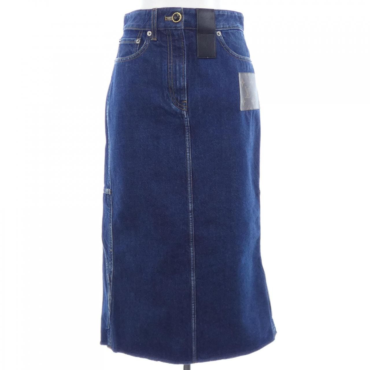 ルイヴィトン LOUIS VUITTON モノグラムパッチロングデニム FMJX99GM1 スカート