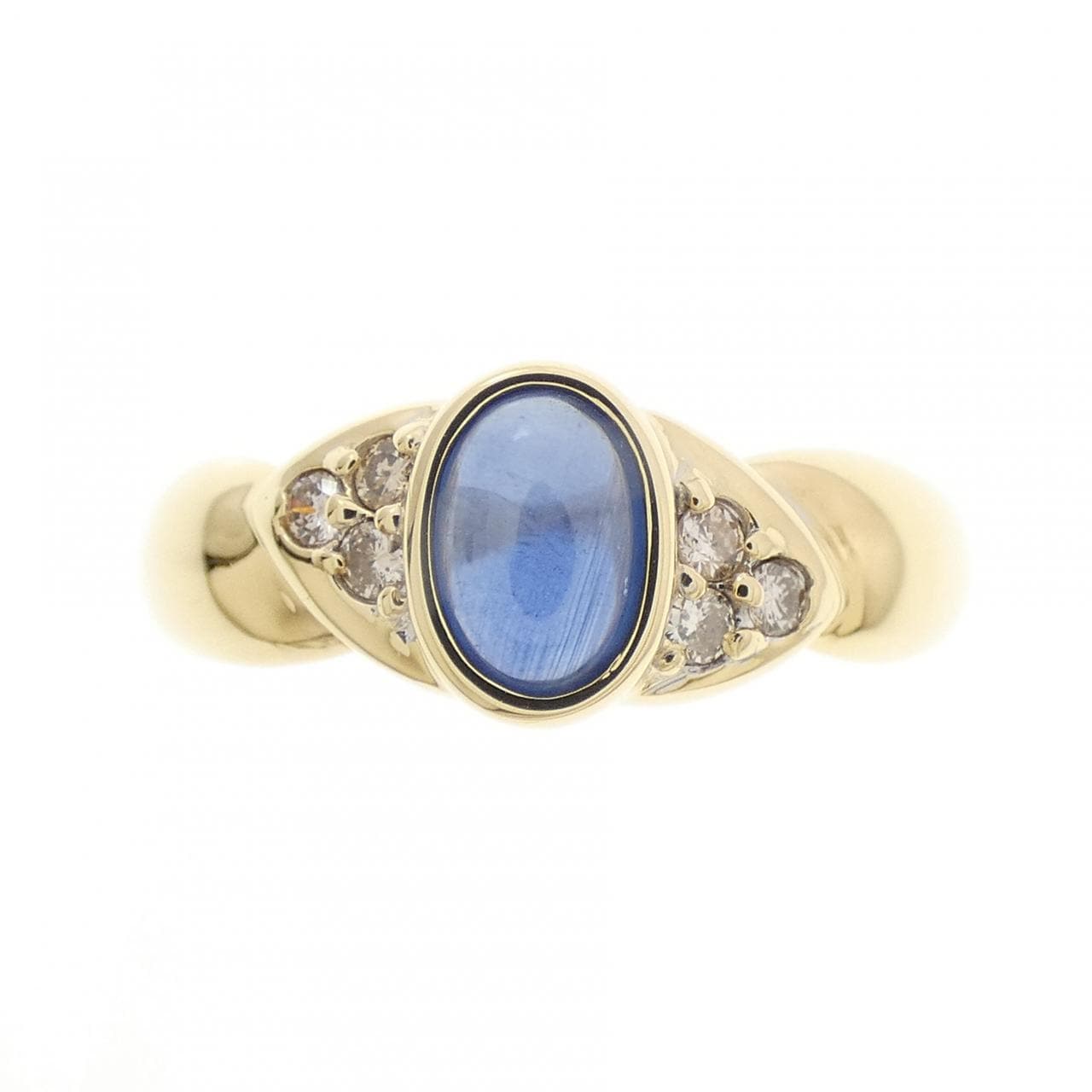 K18YG サファイヤ リング 0.64CT