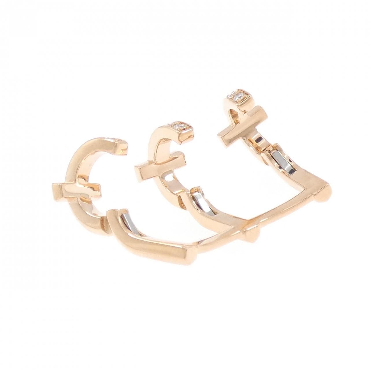 ティファニー Tワン イヤーカフ 0.30CT 片耳