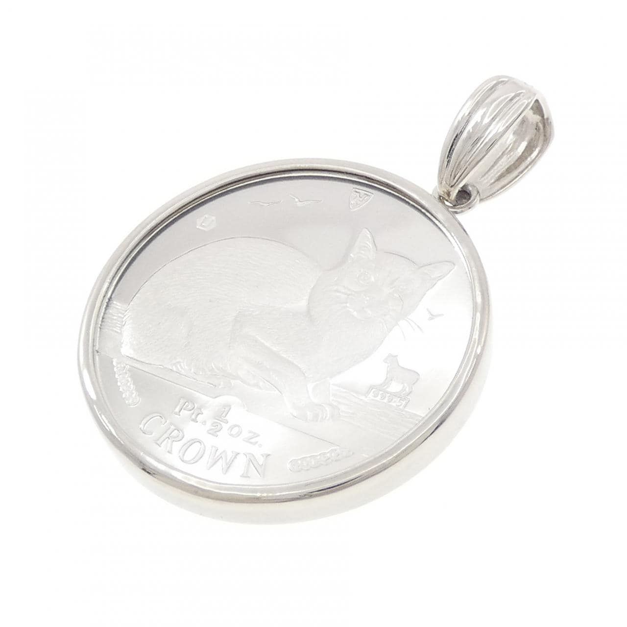 PT900(枠) コイン ペンダント