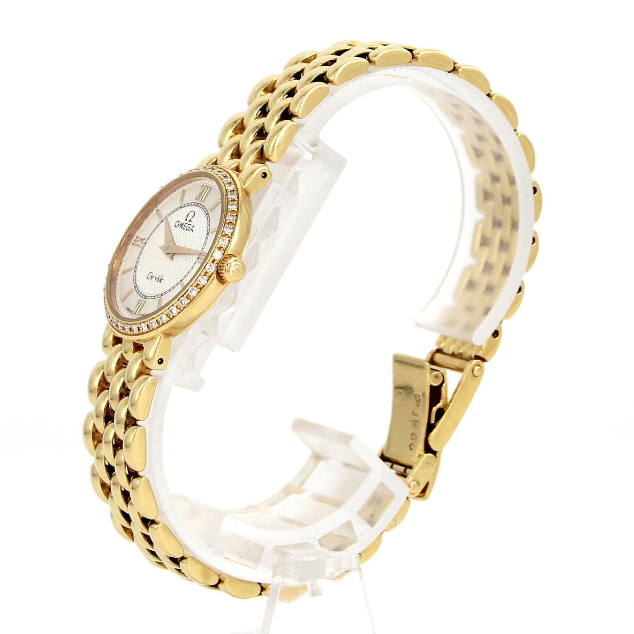 【ノーメンテナンス還元価格】オメガ デ･ヴィル YG/D YG クォーツ