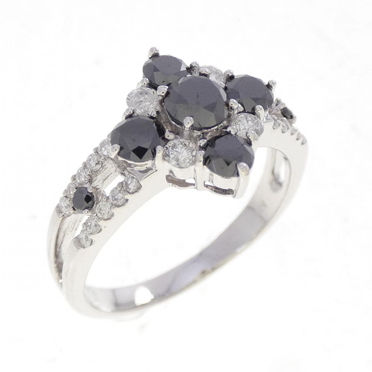 K18WG ダイヤモンド リング 1.10CT