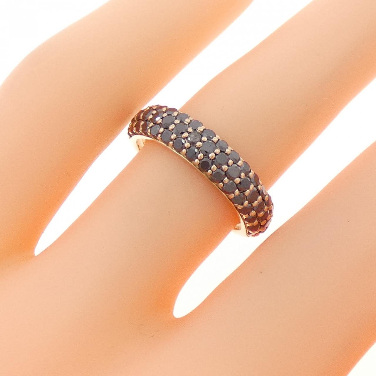 K18PG ダイヤモンド リング 0.85CT