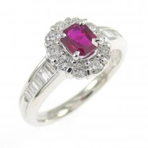 PT900 ルビー リング 0.52CT
