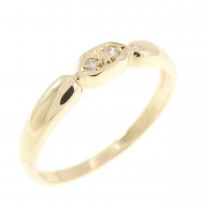 K18YG ダイヤモンド リング 0.02CT