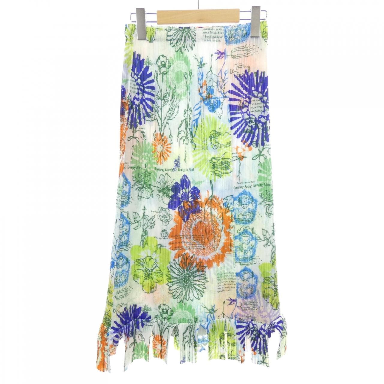 プリーツプリーズ PLEATS PLEASE 2007 フラワー PP71-JG785 7562045 スカート