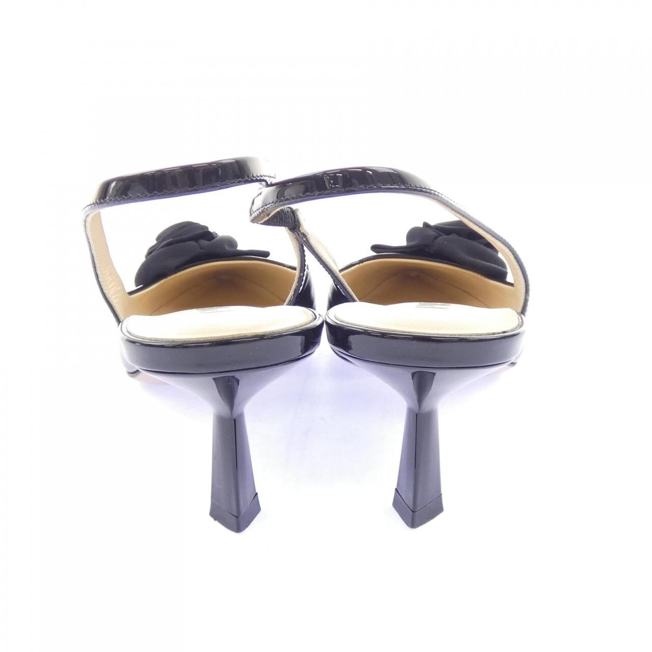プラダ PRADA トライアングルロゴ スリングバック 1I174N パンプス