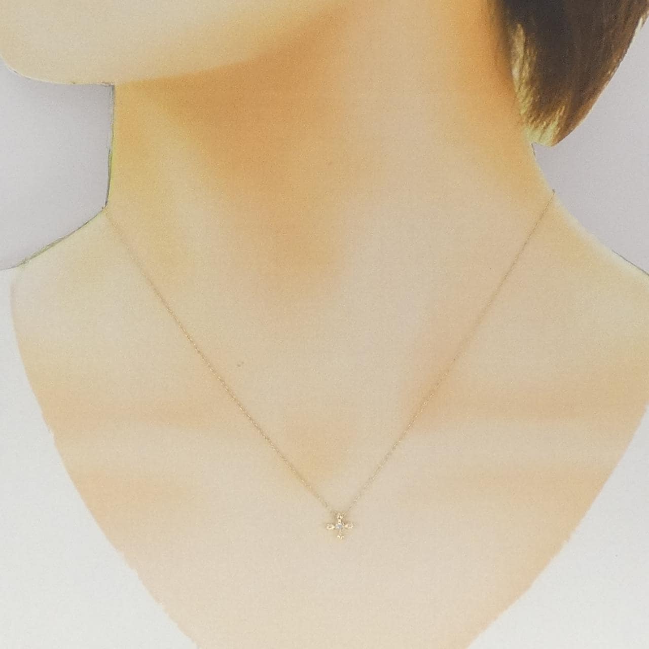 K10YG ダイヤモンド ネックレス