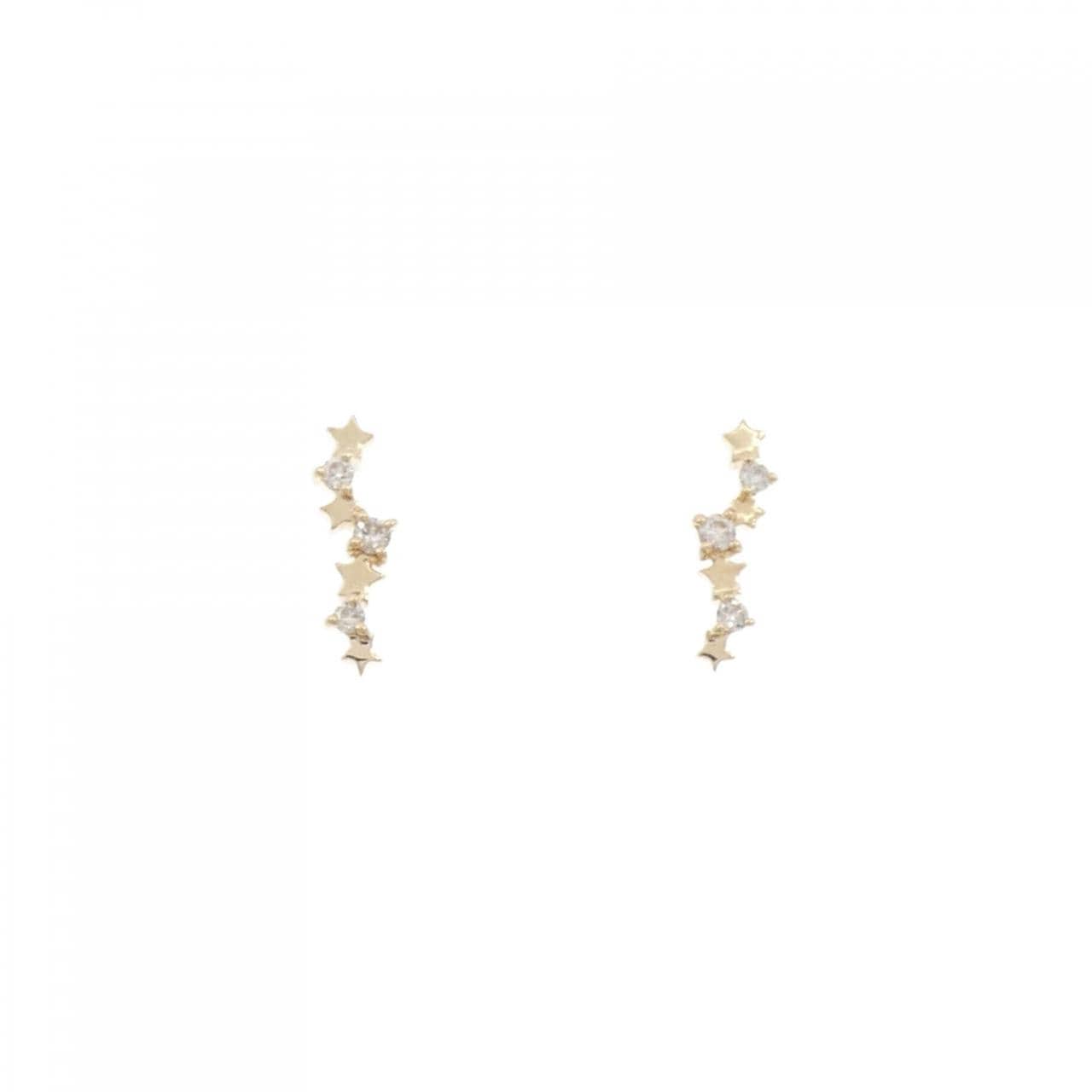 K10YG Diamond Earrings