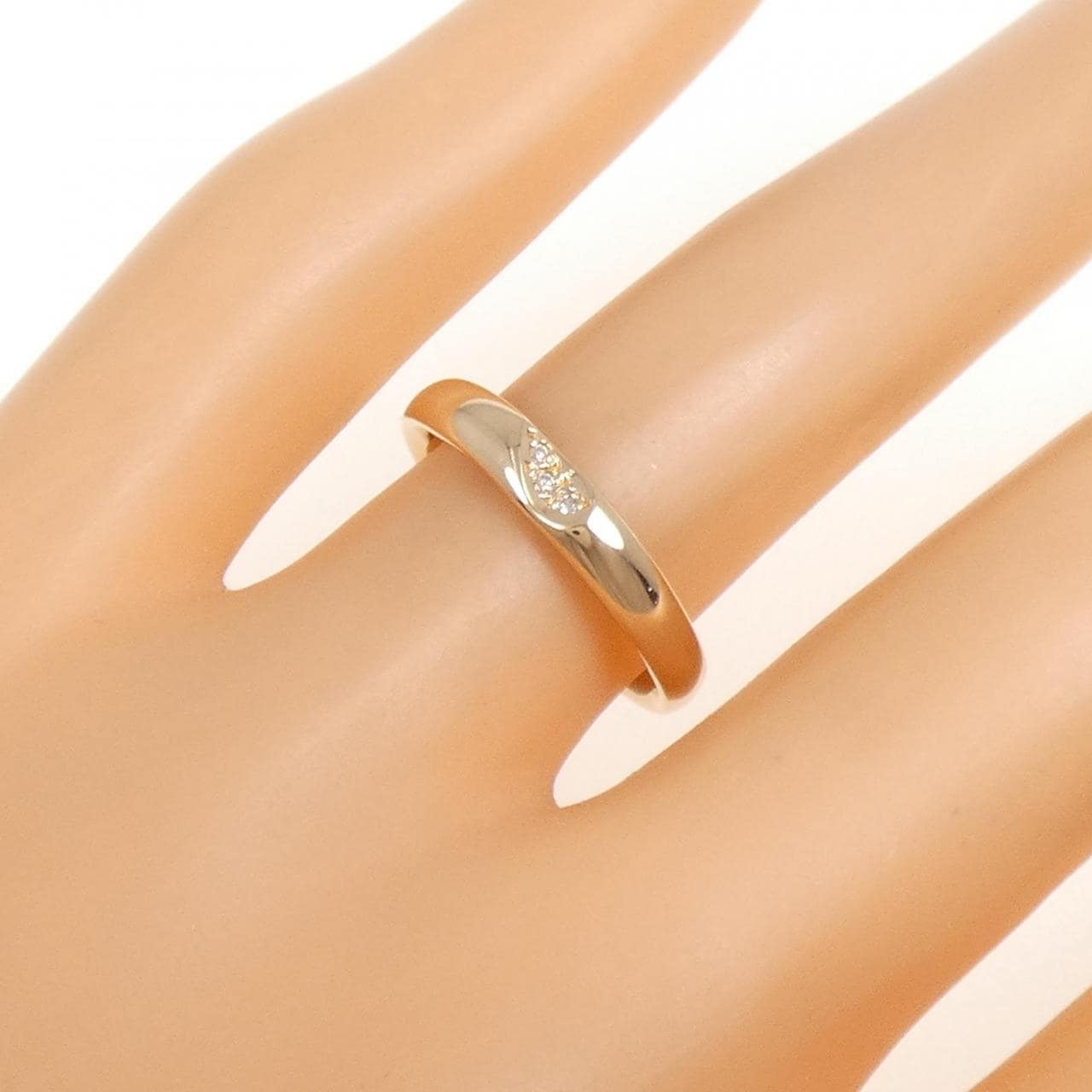 K18PG ダイヤモンド リング 0.02CT