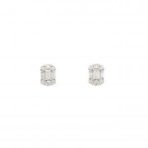 【新品】PT900 ダイヤモンド ピアス 0.40CT