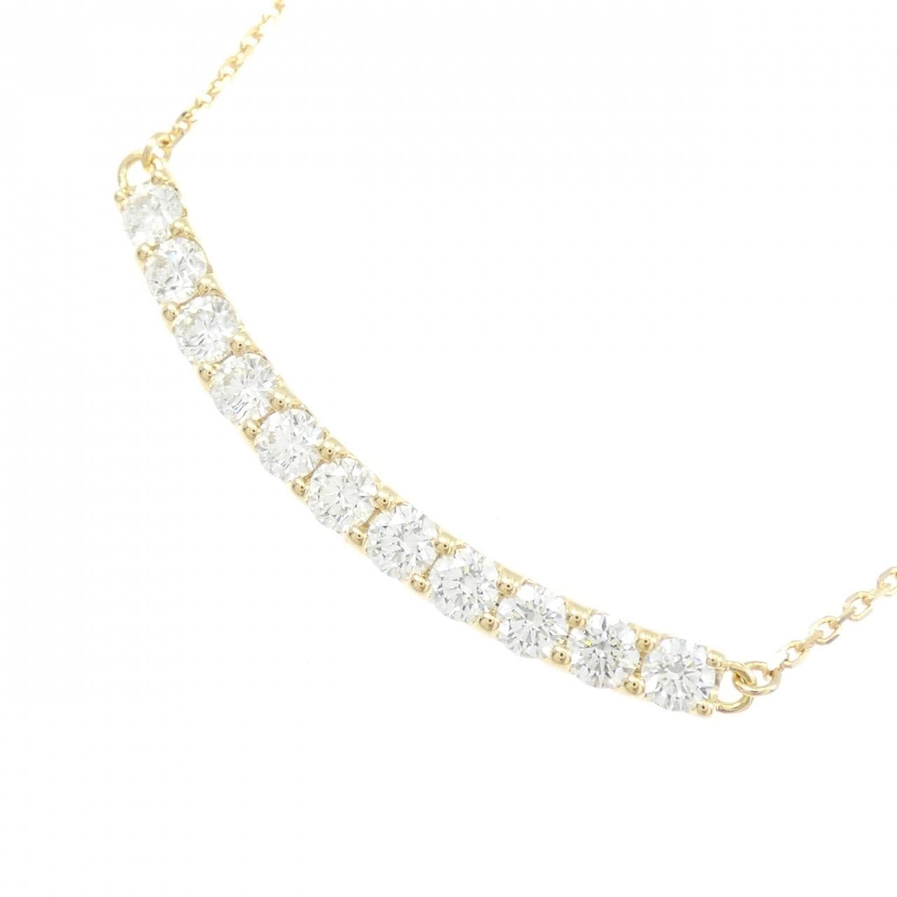 【新品】K18YG ダイヤモンド ネックレス 1.041CT E SI1 EXT-VG