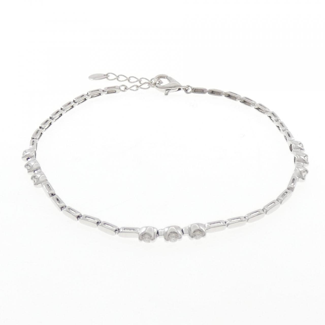 K18WG ダイヤモンド ブレスレット 0.23CT