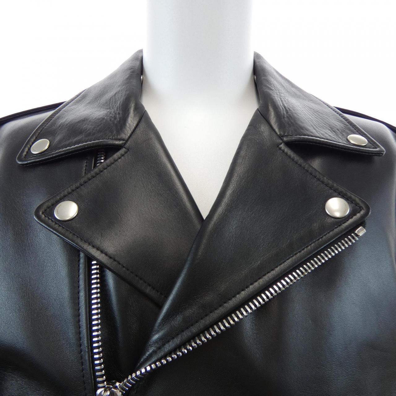 サンローラン SAINT LAURENT L01O　クラシックモーターサイクルジャケット 484284 Y5YA2 レザーライダースジャケット
