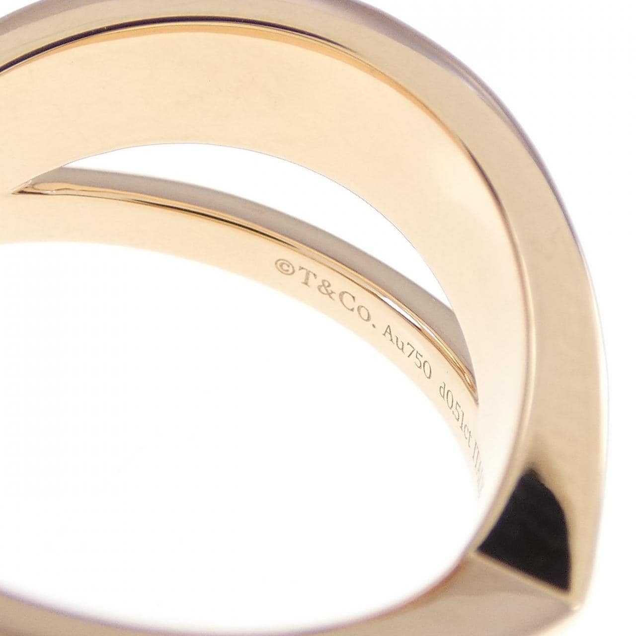 ティファニー Xワイド リング 0.51CT