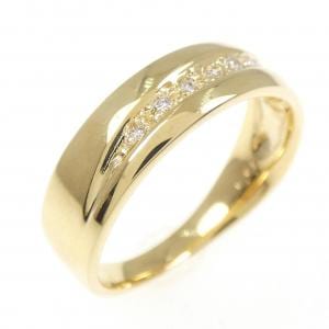 K18YG ダイヤモンド リング 0.07CT
