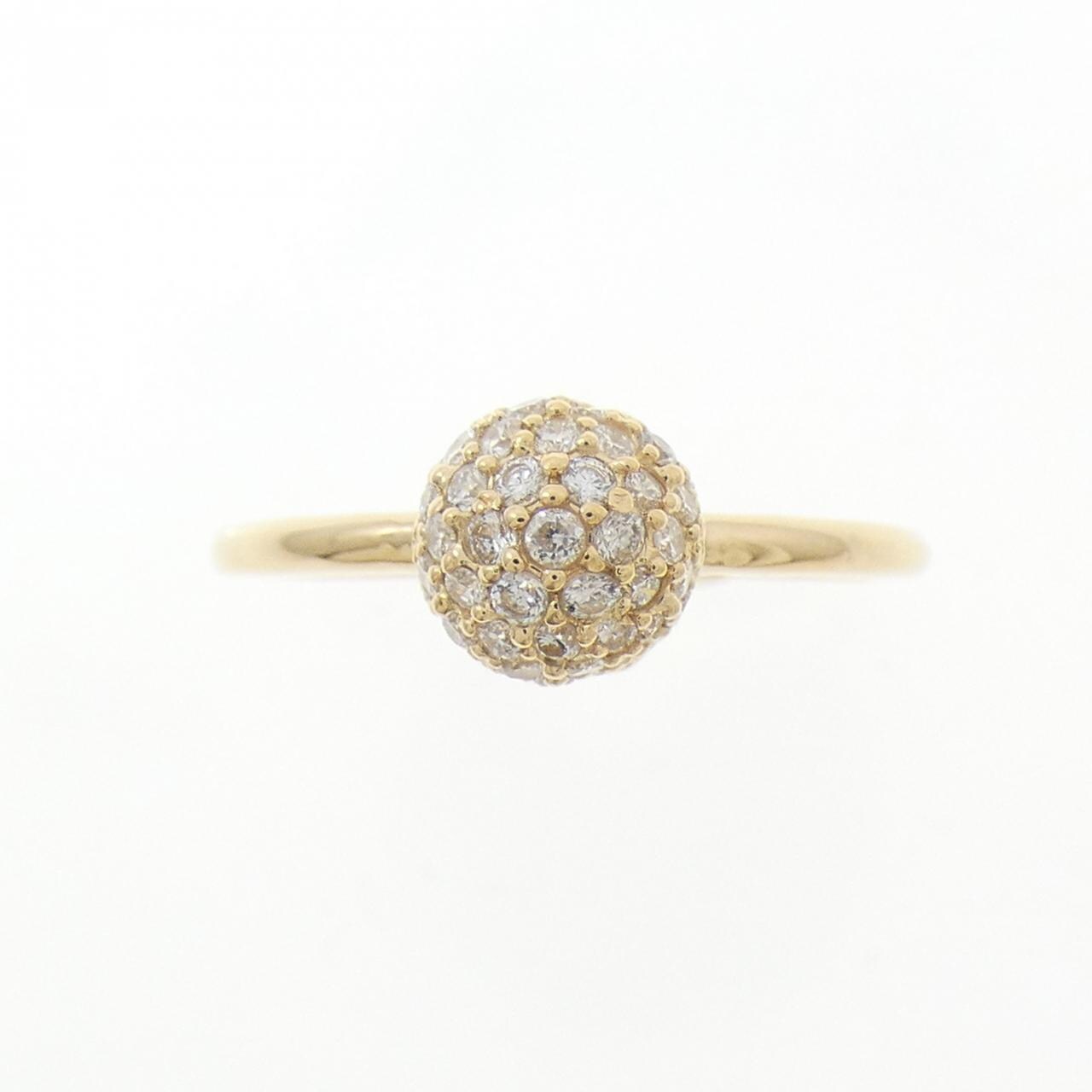 【リメイク】K18YG ダイヤモンド リング 0.30CT