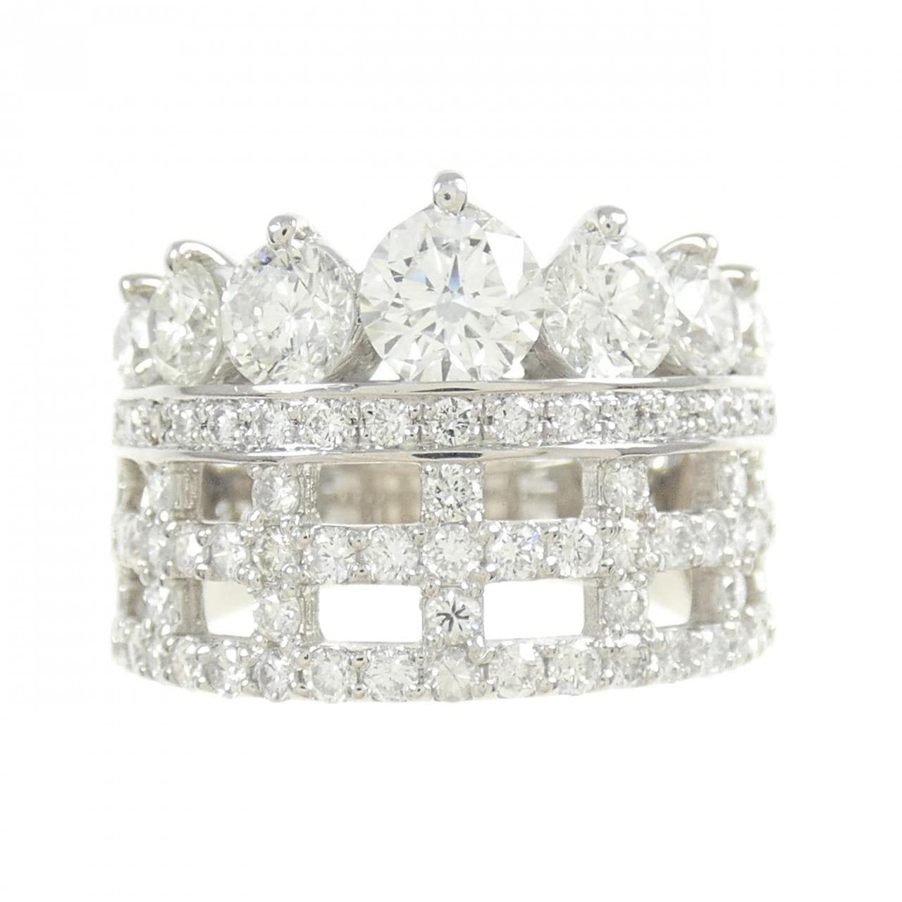 PT900 ダイヤモンド リング 2.70CT