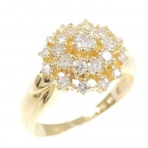 K18YG ダイヤモンド リング 0.50CT