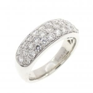 PT900 パヴェ ダイヤモンド リング 1.00CT