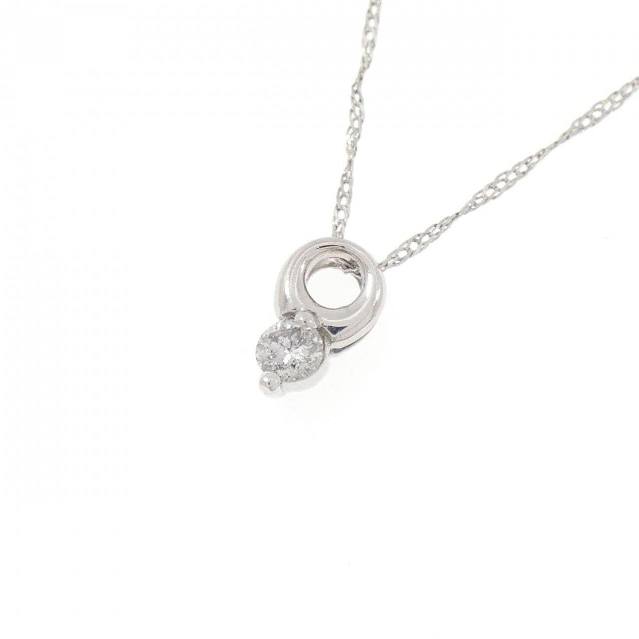 PT900/PT850 ダイヤモンド ネックレス 0.10CT