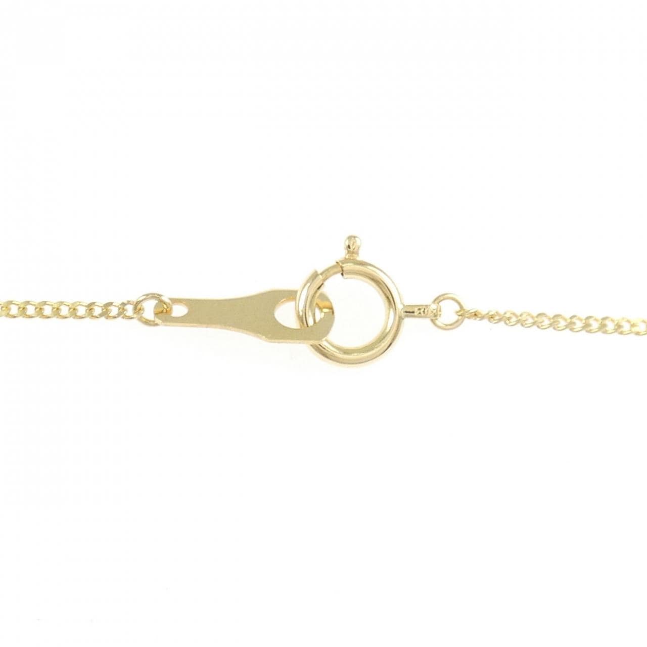 K18YG サファイヤ ネックレス 0.18CT