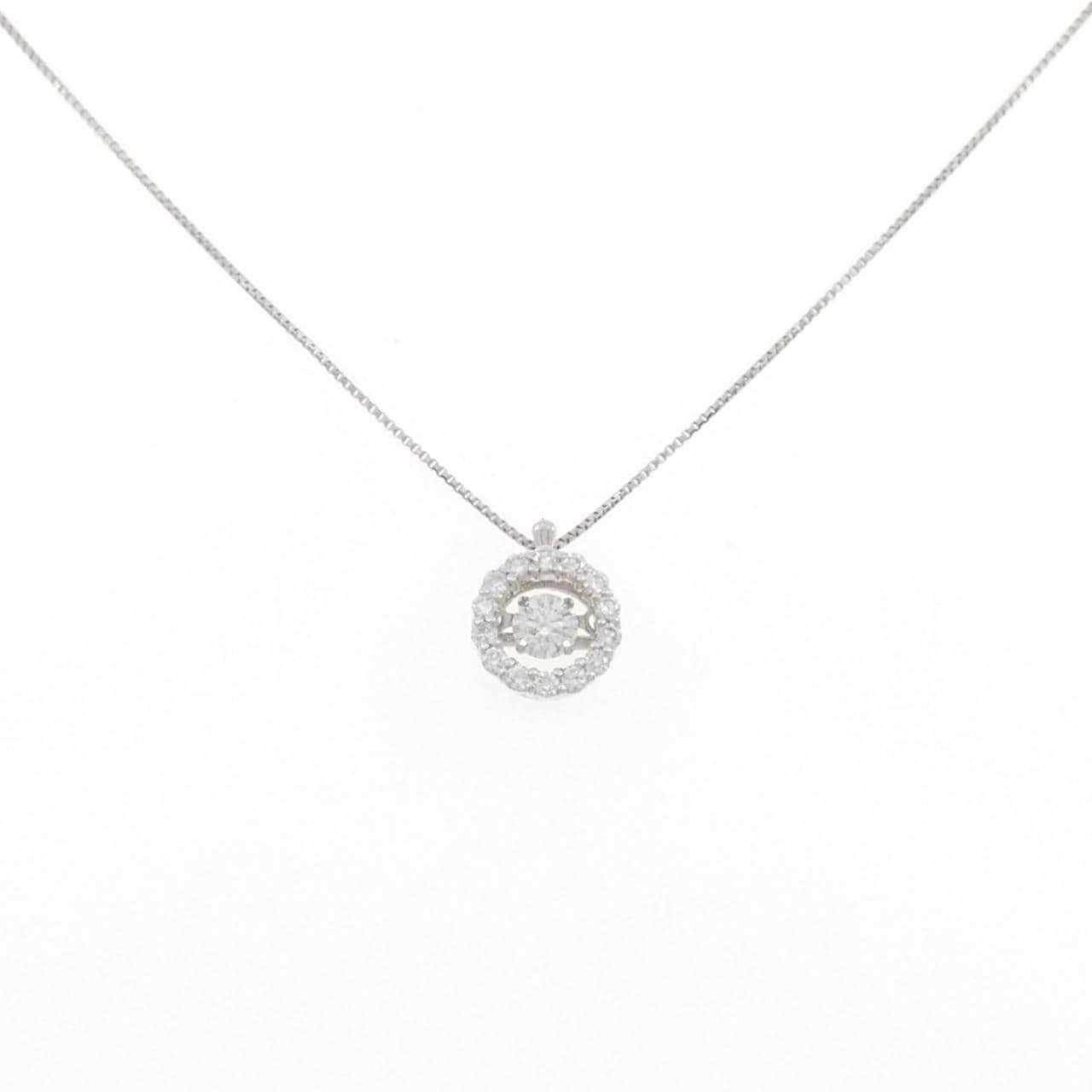PT900/PT850 ダイヤモンド ネックレス 0.163CT