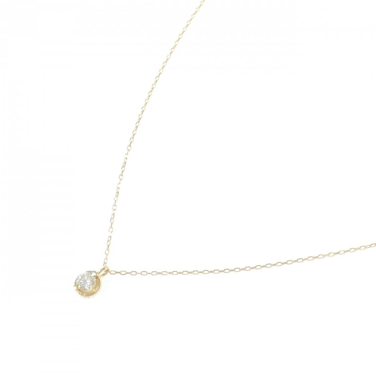 K18YG ダイヤモンド ネックレス 0.10CT