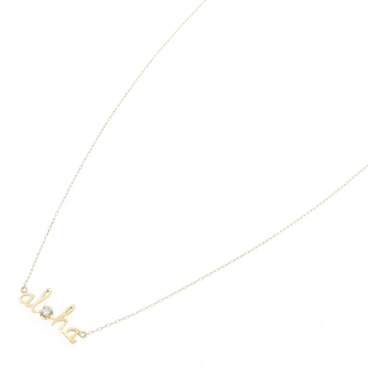 K18YG ダイヤモンド ネックレス