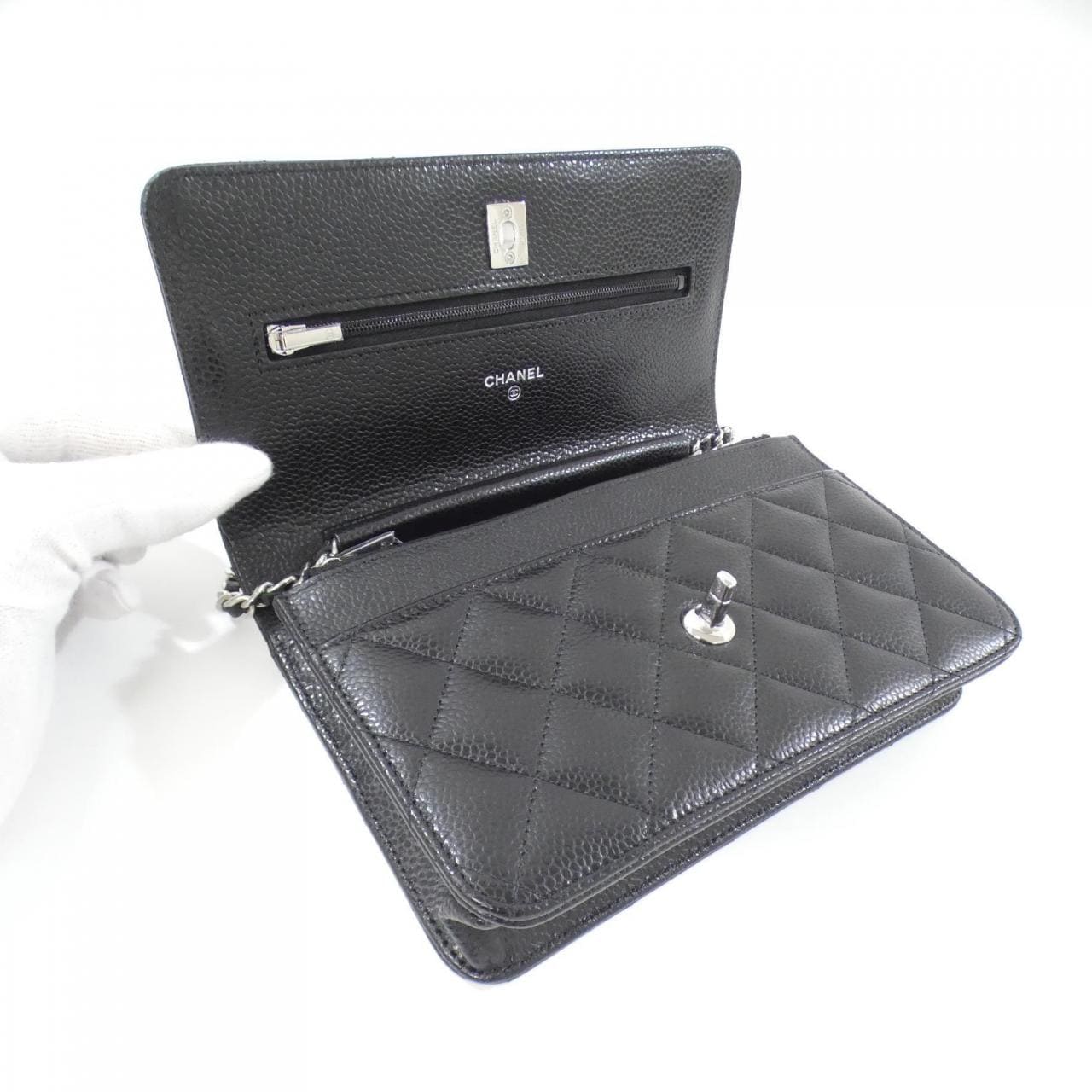 CHANEL AP4241 鏈條錢包
