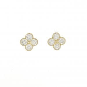 [BRAND NEW] K18YG Diamond earrings 0.501CT 0.501CT F VS1-SI1 EXT-GOOD