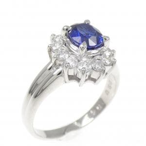 PT サファイヤ リング 0.80CT