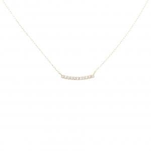 【リメイク】K18YG ダイヤモンド ネックレス 0.10CT