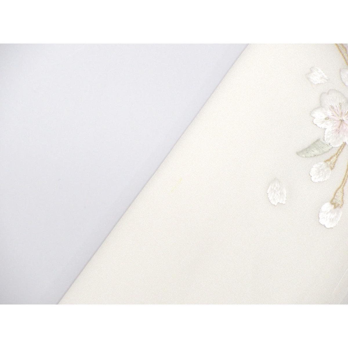 【新品】訪問着　刺繍加工　ボカシ染