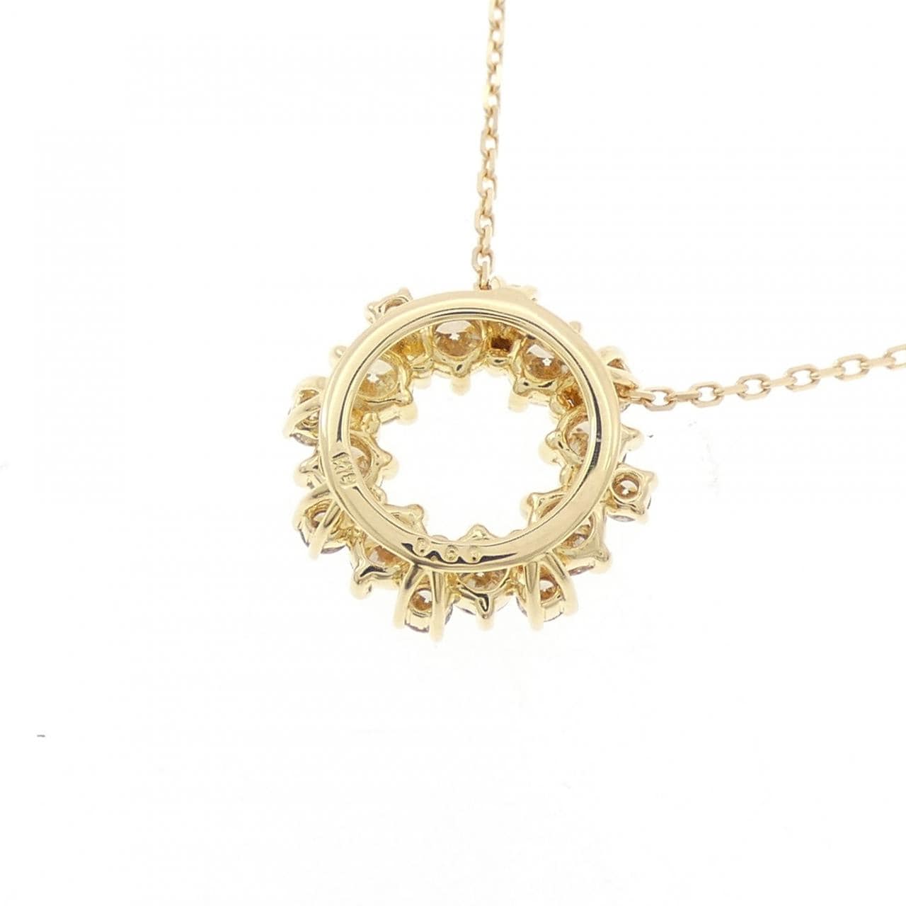 K18YG ダイヤモンド ネックレス 0.60CT