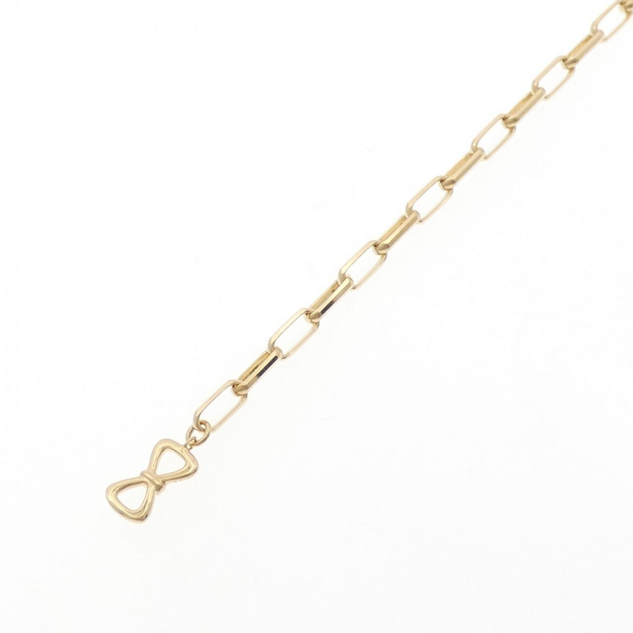 K18YG リボン ブレスレット