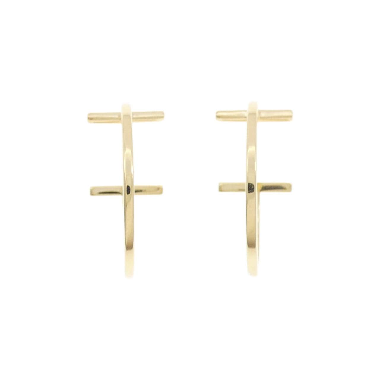 ティファニー Tワイヤー フープ ミディアム ピアス