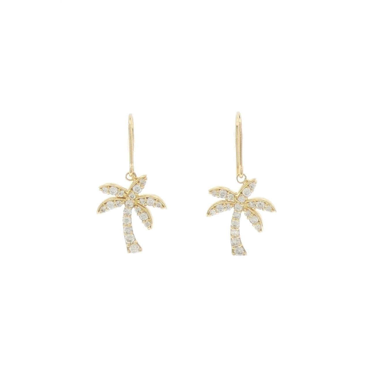 K18YG ダイヤモンド ピアス 0.70CT