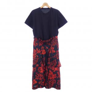 サカイ SACAI FLORAL PRINT COTTON JERSEY DRESS 24-07062 ワンピース