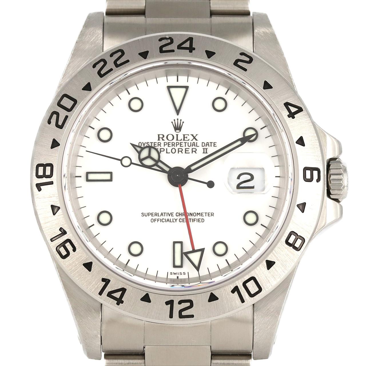 ROLEX Explorer II 16570 SS Automatic U-Serial