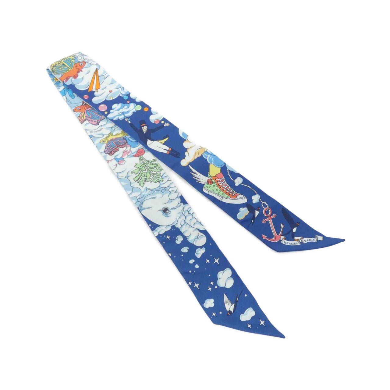 HERMES SOR MON NUAGE Twilly 063900S Scarf