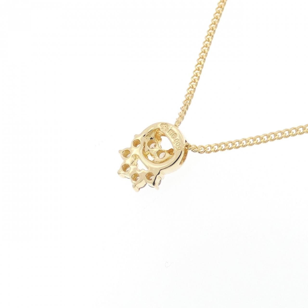 K18YG ダイヤモンド ネックレス 0.09CT