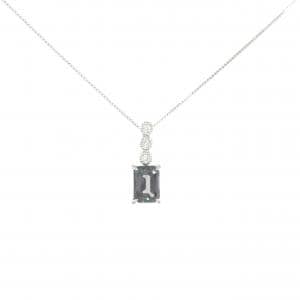 クレサンベール 合成アレキサンドライト ネックレス 1.08CT