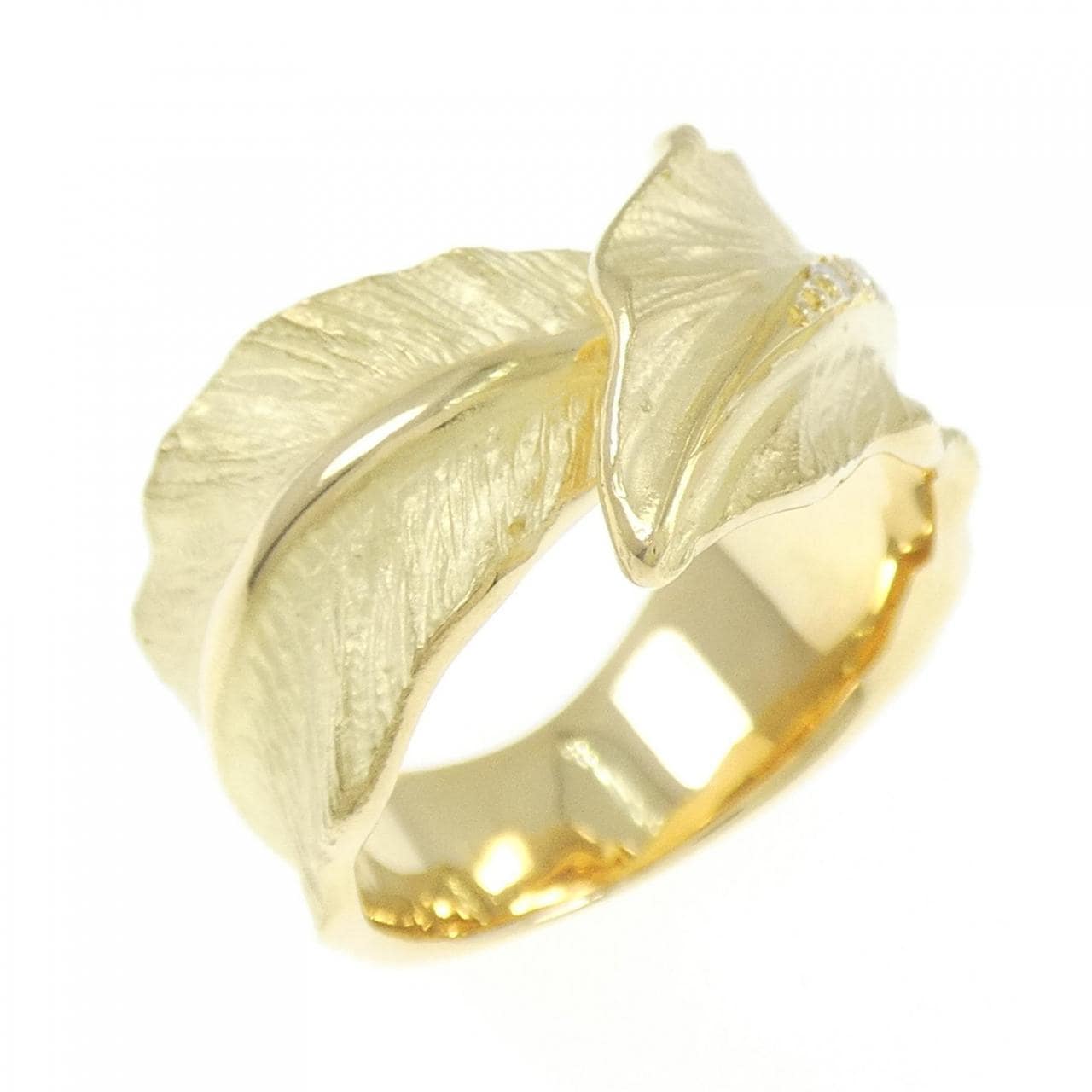 K18YG ダイヤモンド リング 0.06CT