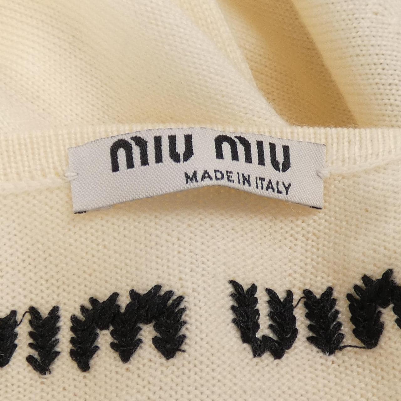 ミュウミュウ MIU MIU MMF105 1KRG カーディガン