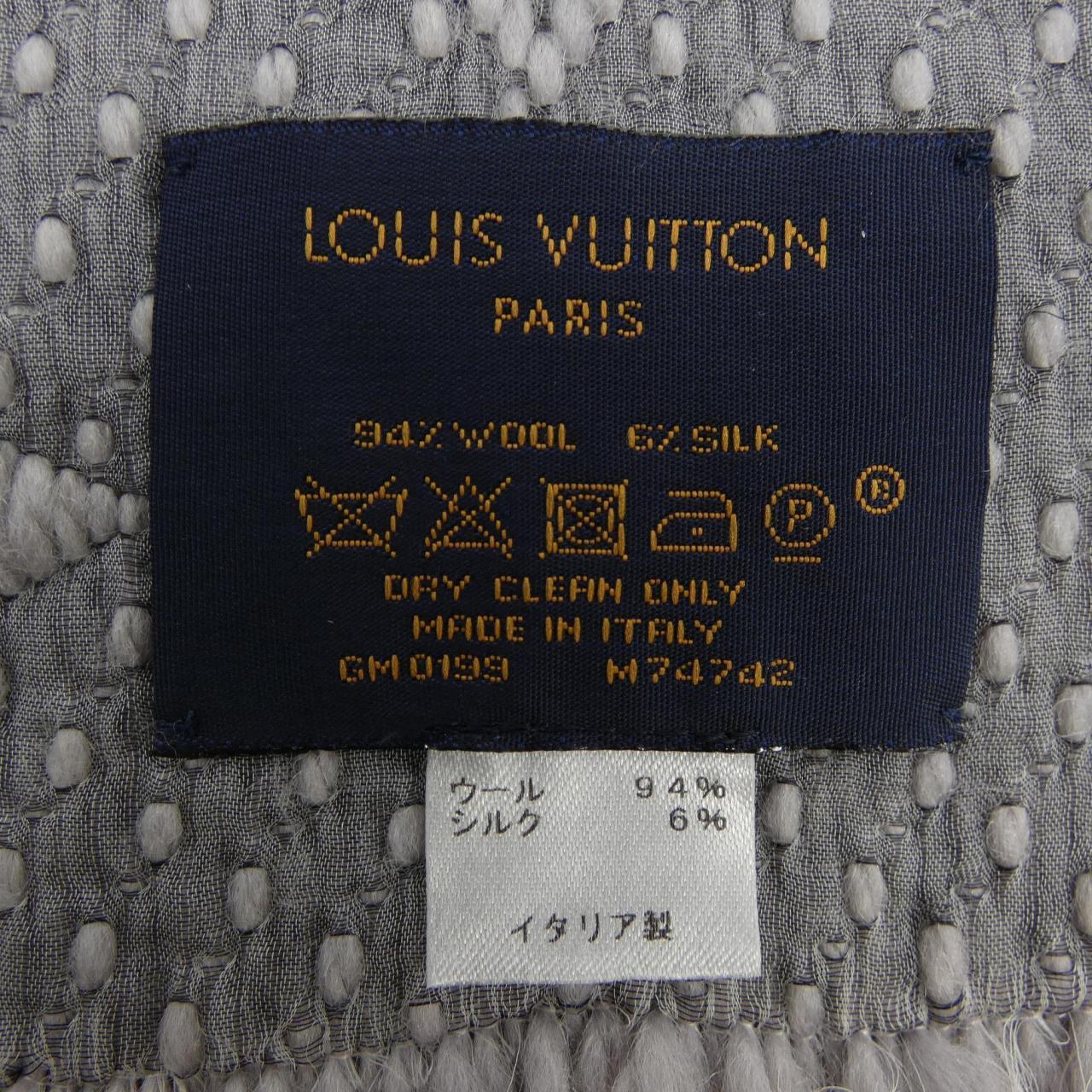 ルイヴィトン LOUIS VUITTON ロゴマニア M74742 MUFFLER