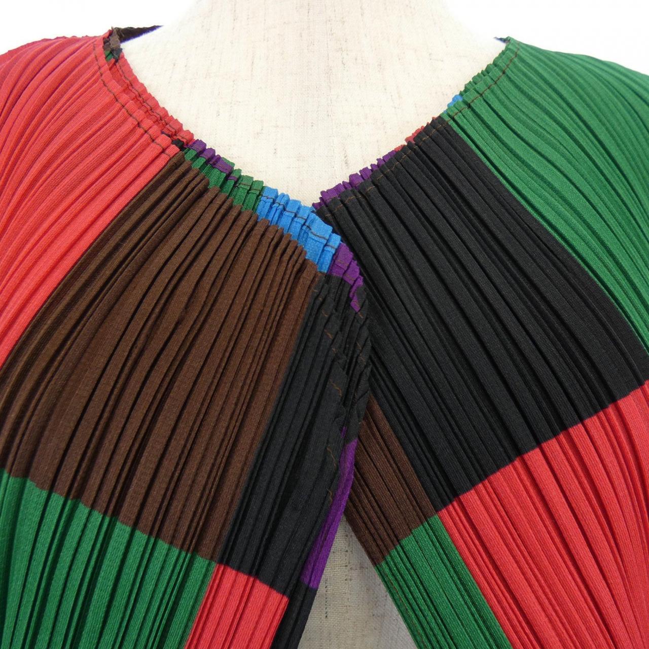 【ヴィンテージ】プリーツプリーズ PLEATS PLEASE 2001 マルチカラー PP14-JD344 カーディガン