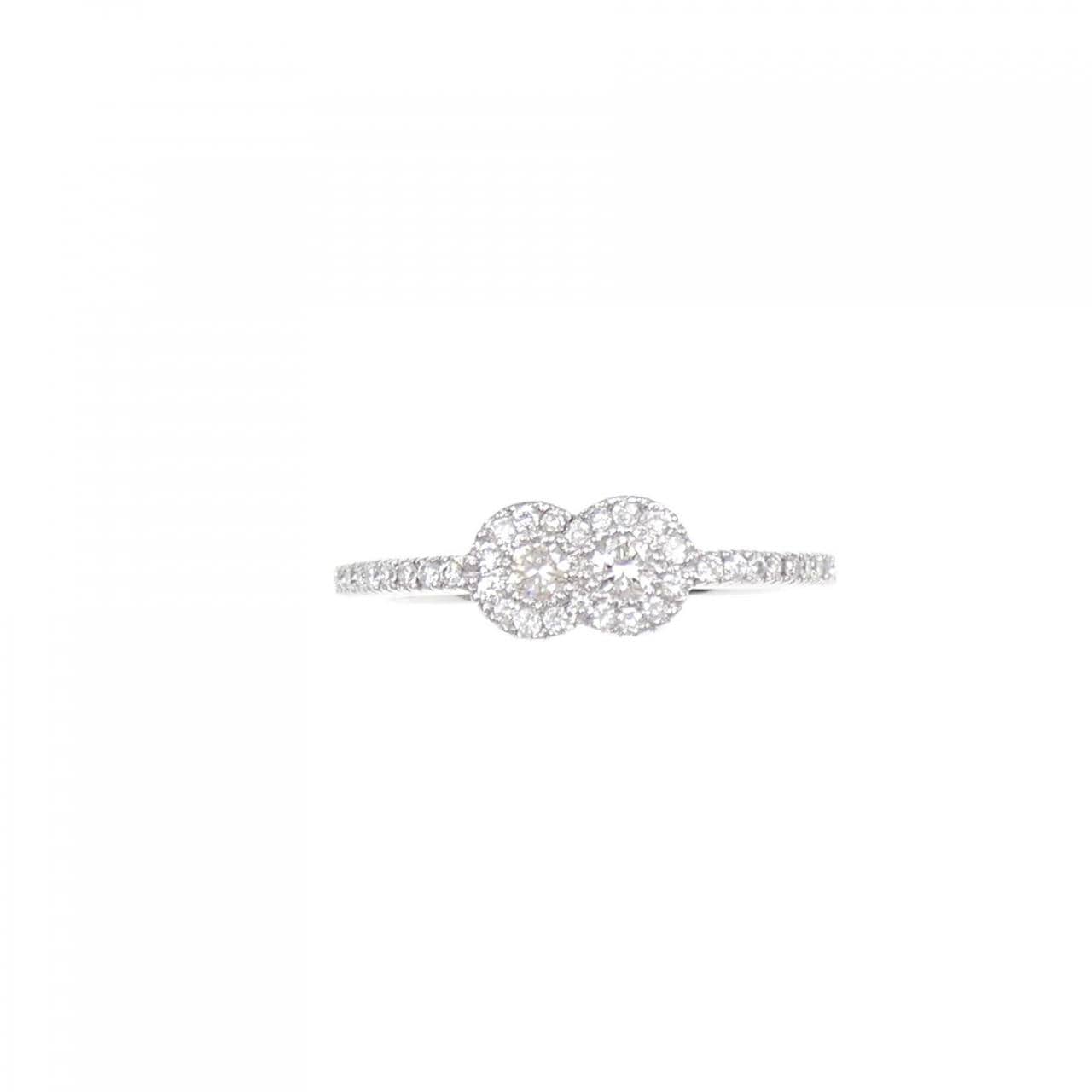 K18WG ダイヤモンド リング 0.33CT